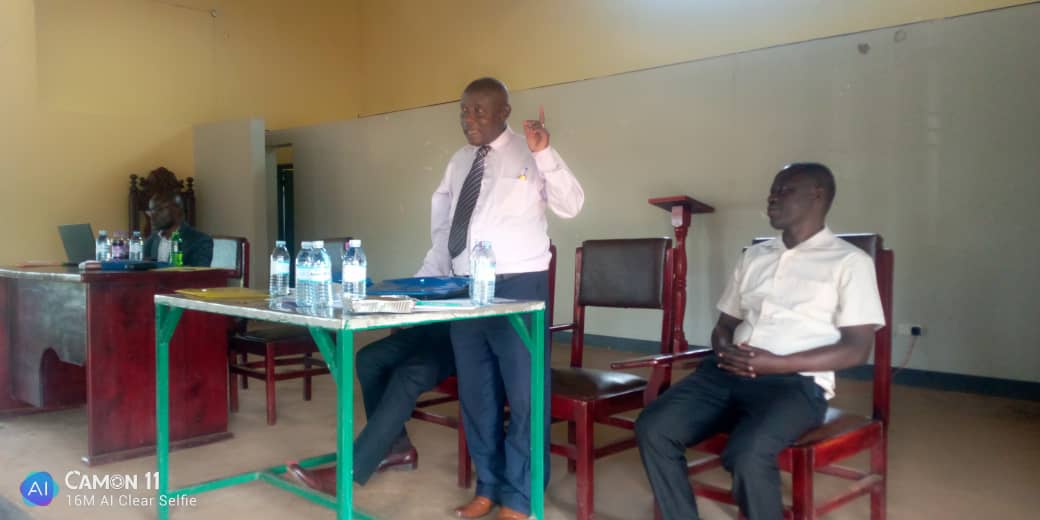 Acting Deputy Chief Administrative Officer giving his remarks